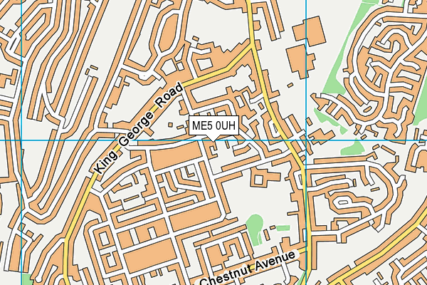 ME5 0UH map - OS VectorMap District (Ordnance Survey)