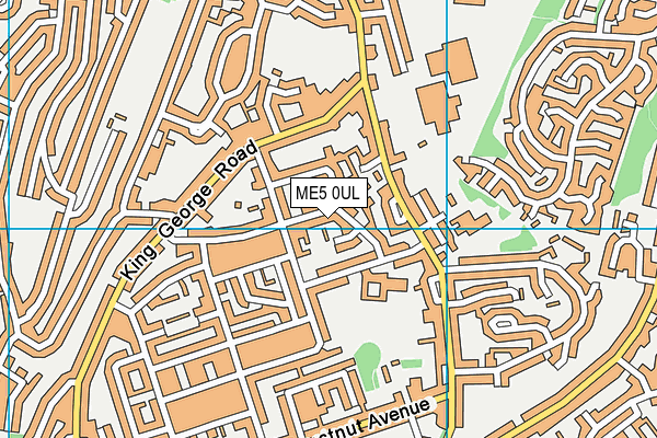 ME5 0UL map - OS VectorMap District (Ordnance Survey)