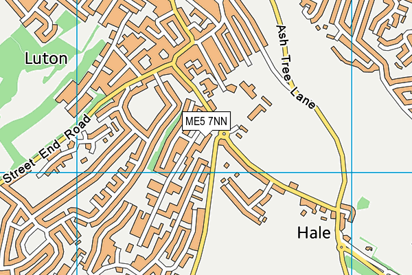 ME5 7NN map - OS VectorMap District (Ordnance Survey)