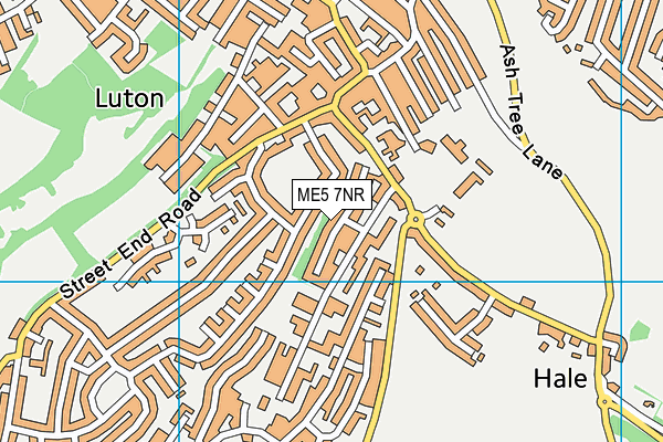 ME5 7NR map - OS VectorMap District (Ordnance Survey)