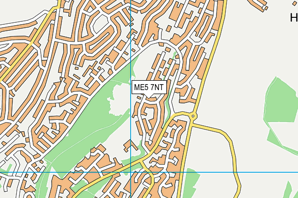 ME5 7NT map - OS VectorMap District (Ordnance Survey)