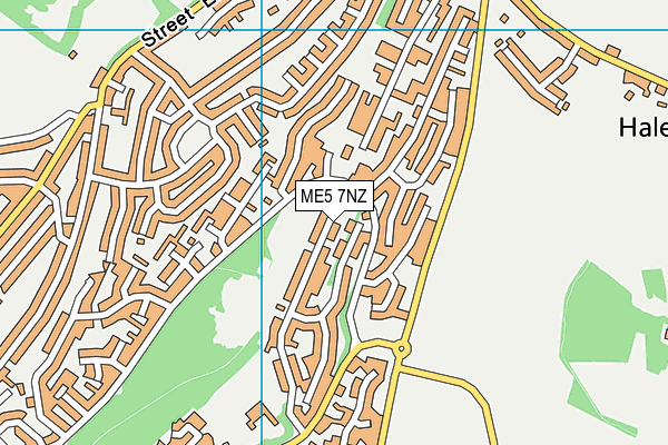 ME5 7NZ map - OS VectorMap District (Ordnance Survey)