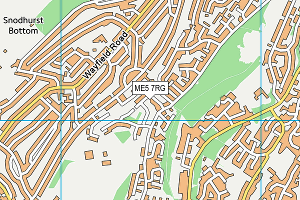 ME5 7RG map - OS VectorMap District (Ordnance Survey)