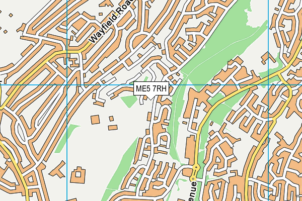 ME5 7RH map - OS VectorMap District (Ordnance Survey)