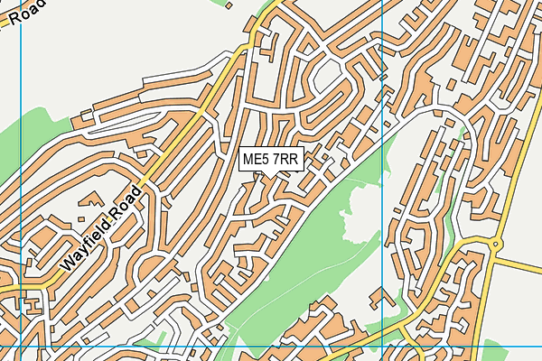 ME5 7RR map - OS VectorMap District (Ordnance Survey)