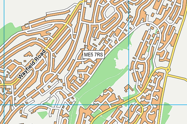 ME5 7RS map - OS VectorMap District (Ordnance Survey)