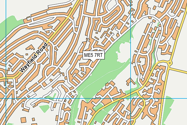 ME5 7RT map - OS VectorMap District (Ordnance Survey)