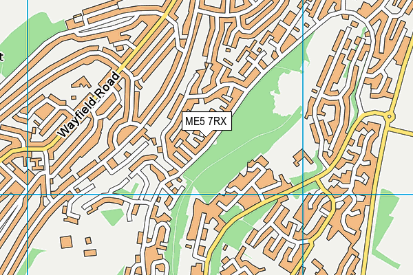 ME5 7RX map - OS VectorMap District (Ordnance Survey)