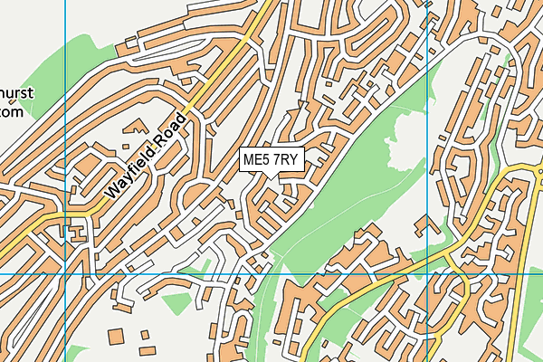 ME5 7RY map - OS VectorMap District (Ordnance Survey)