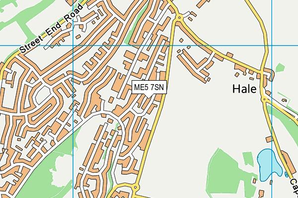 ME5 7SN map - OS VectorMap District (Ordnance Survey)