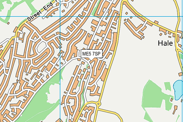 ME5 7SP map - OS VectorMap District (Ordnance Survey)