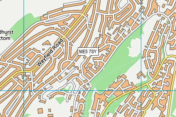 ME5 7SY map - OS VectorMap District (Ordnance Survey)