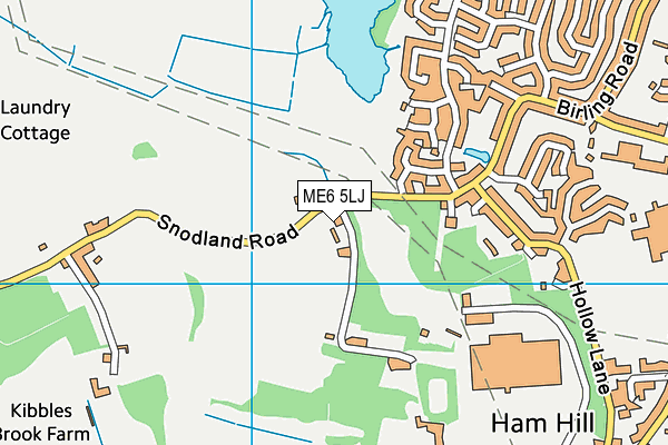 ME6 5LJ map - OS VectorMap District (Ordnance Survey)