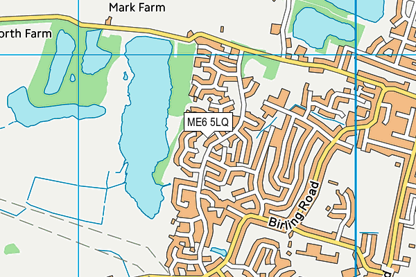 ME6 5LQ map - OS VectorMap District (Ordnance Survey)