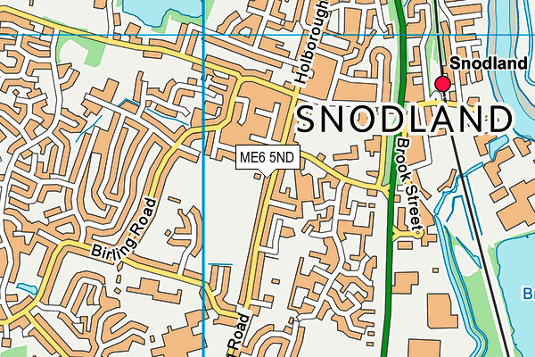 Snodland Recreation Ground  map (ME6 5ND) - OS VectorMap District (Ordnance Survey)