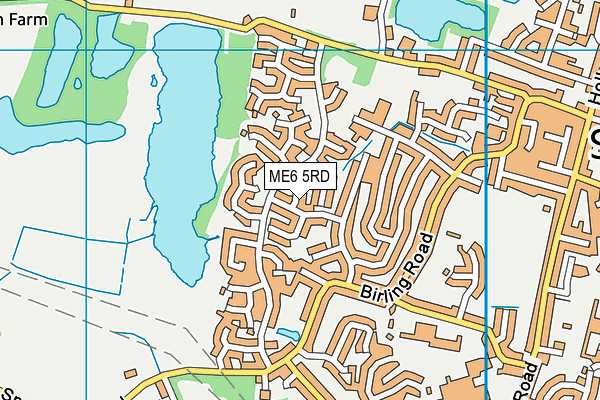 ME6 5RD map - OS VectorMap District (Ordnance Survey)