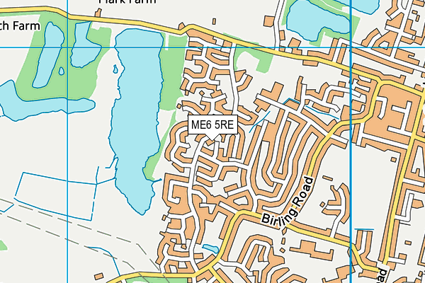 ME6 5RE map - OS VectorMap District (Ordnance Survey)