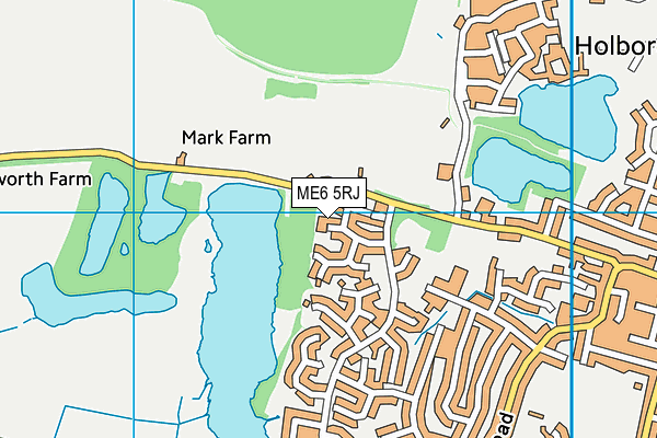 ME6 5RJ map - OS VectorMap District (Ordnance Survey)