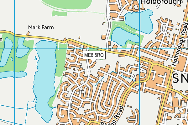 ME6 5RQ map - OS VectorMap District (Ordnance Survey)