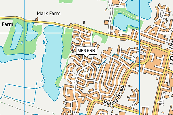 ME6 5RR map - OS VectorMap District (Ordnance Survey)