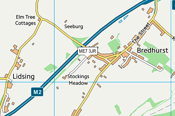 ME7 3JR map - OS VectorMap District (Ordnance Survey)