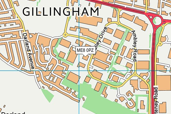 Map of MEDWAY COMMUNITY HEALTHCARE C.I.C. at district scale