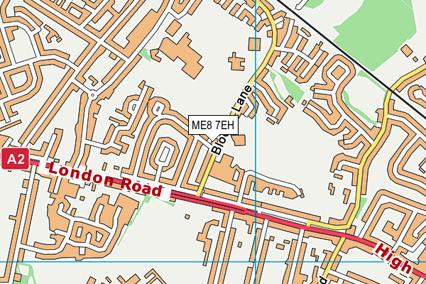 ME8 7EH map - OS VectorMap District (Ordnance Survey)