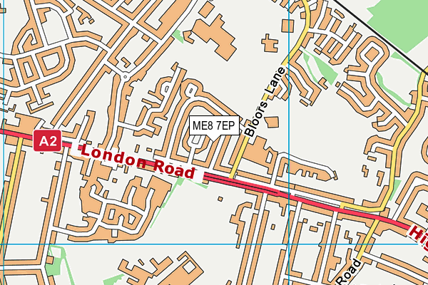 ME8 7EP map - OS VectorMap District (Ordnance Survey)