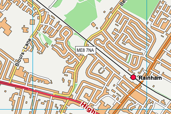 Berengrave Park map (ME8 7NA) - OS VectorMap District (Ordnance Survey)