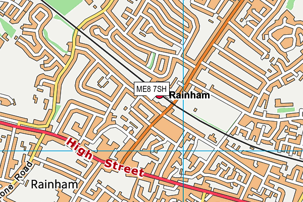 ME8 7SH map - OS VectorMap District (Ordnance Survey)