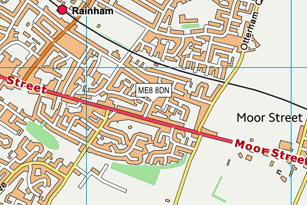 ME8 8DN map - OS VectorMap District (Ordnance Survey)