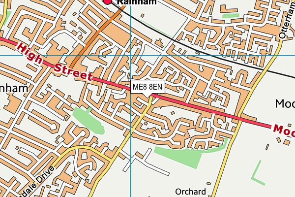 ME8 8EN map - OS VectorMap District (Ordnance Survey)
