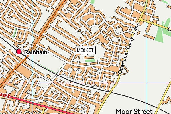 Riverside Primary School map (ME8 8ET) - OS VectorMap District (Ordnance Survey)