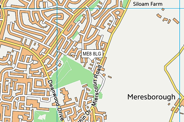 ME8 8LG map - OS VectorMap District (Ordnance Survey)
