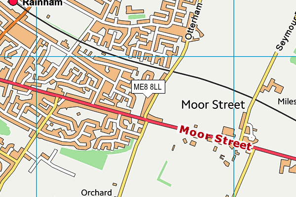 ME8 8LL map - OS VectorMap District (Ordnance Survey)