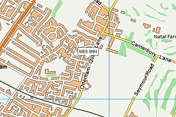 ME8 8NH map - OS VectorMap District (Ordnance Survey)