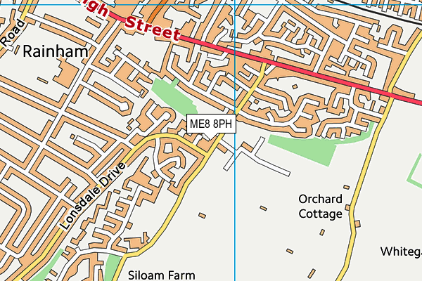Sports Connect map (ME8 8PH) - OS VectorMap District (Ordnance Survey)