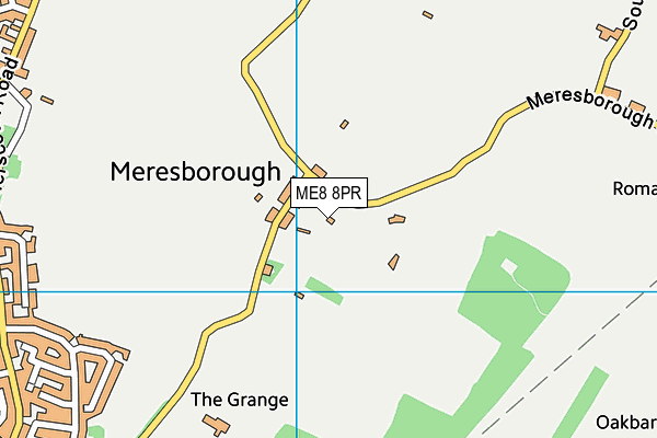 ME8 8PR map - OS VectorMap District (Ordnance Survey)
