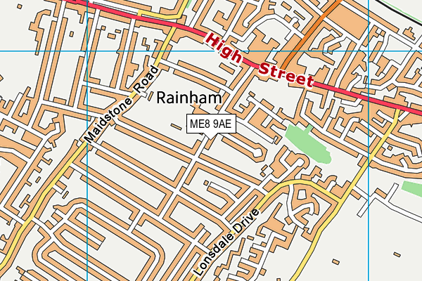 St Margaret's Church of England Junior School map (ME8 9AE) - OS VectorMap District (Ordnance Survey)