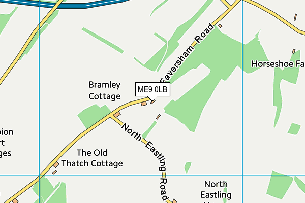 ME9 0LB map - OS VectorMap District (Ordnance Survey)