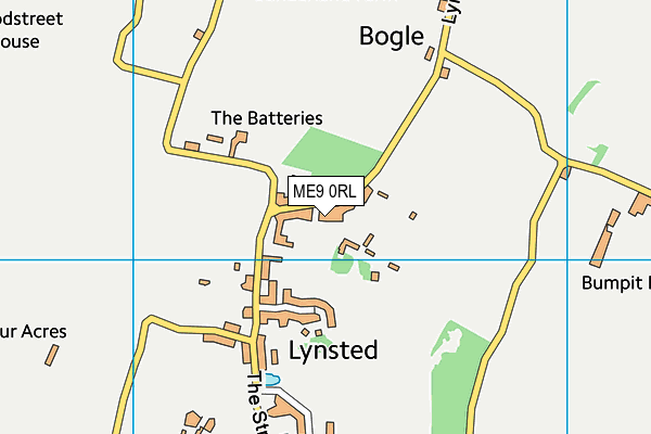 Map of LYNSTED LABS LIMITED at district scale