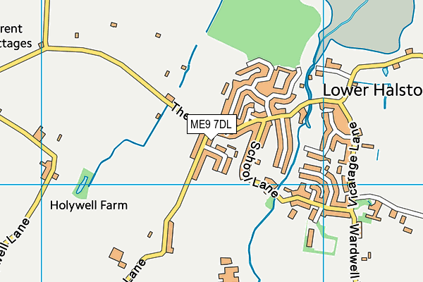 ME9 7DL map - OS VectorMap District (Ordnance Survey)