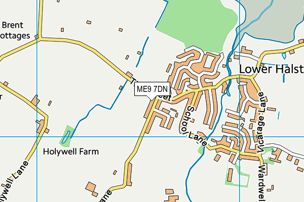 ME9 7DN map - OS VectorMap District (Ordnance Survey)