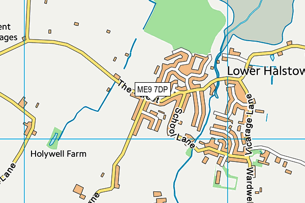Chapel Meadow map (ME9 7DP) - OS VectorMap District (Ordnance Survey)