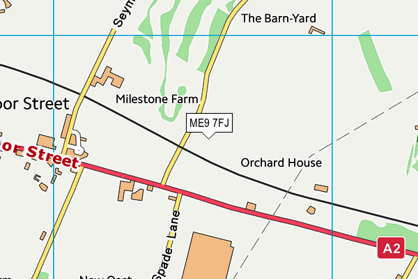 ME9 7FJ map - OS VectorMap District (Ordnance Survey)