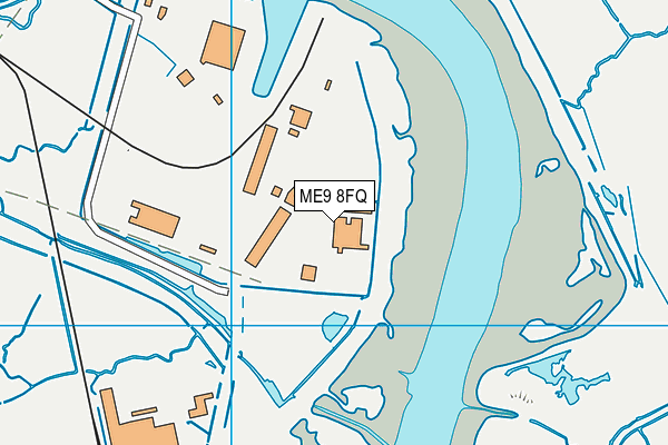 ME9 8FQ map - OS VectorMap District (Ordnance Survey)