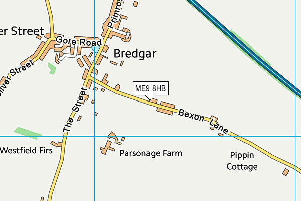 Bredgar Church of England Primary School map (ME9 8HB) - OS VectorMap District (Ordnance Survey)