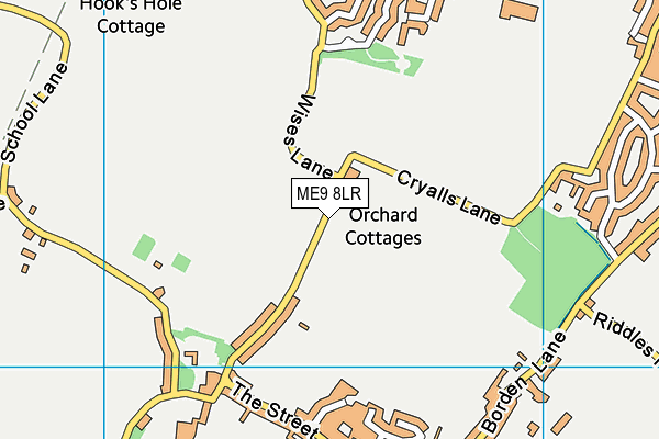 Map of KENT CARE LTD at district scale