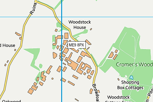 Map of WINGHAM WILDLIFE PARK (2008) LIMITED at district scale