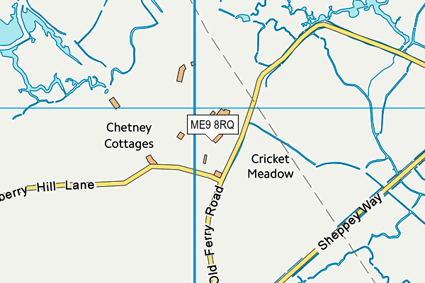 ME9 8RQ map - OS VectorMap District (Ordnance Survey)